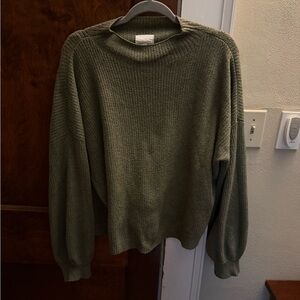 Olive Green Knit Sweater